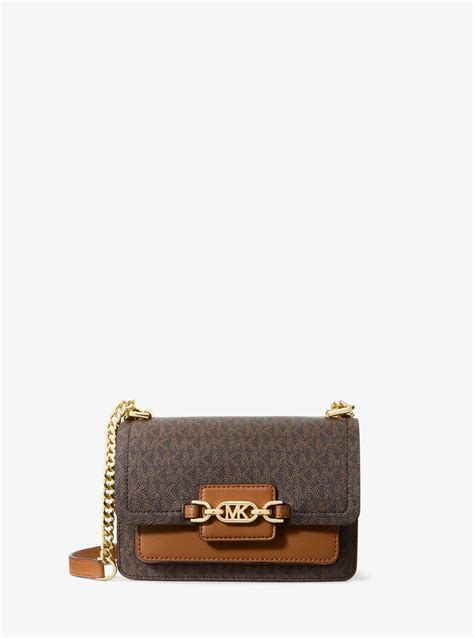 Michael Kors Logo Heather Chain Crossbody 